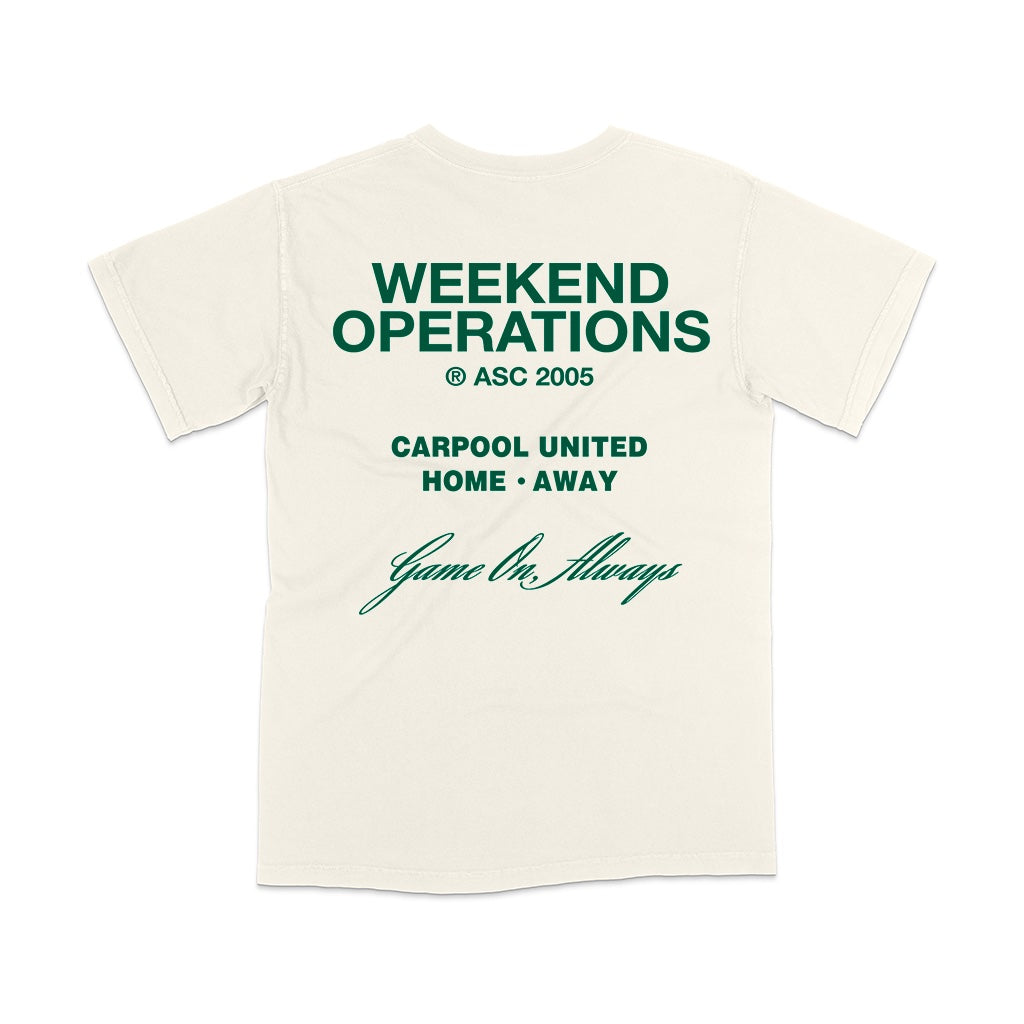 Weekend Operations — WEEKEND OPERATIONS_BACK
